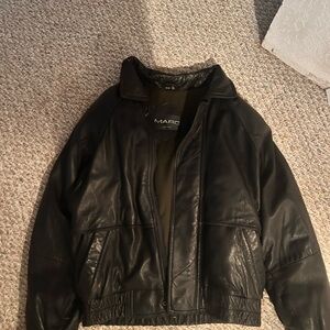 Black Leather Jacket for Men